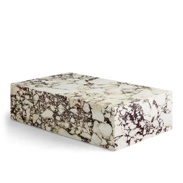  Plinth Couchtisch low, rose von Audo 