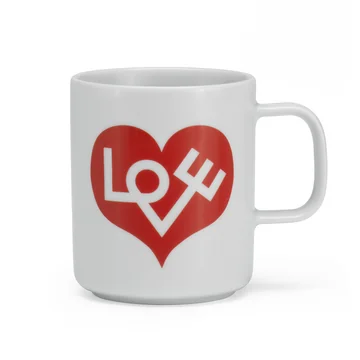 Coffee Mug Love Heart von Vitra in rot