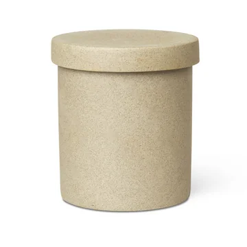 Bon Accessoires Aufbewahrungsdose groß von Ferm Living in beige / schwarz