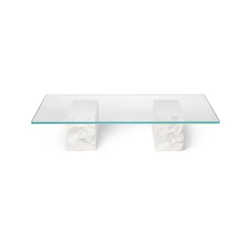 Mineral Couchtisch, Bianco Curia von Ferm Living 