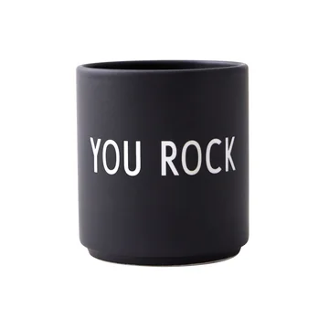 AJ Favourite Porzellan Becher, You Rock von Design Letters 