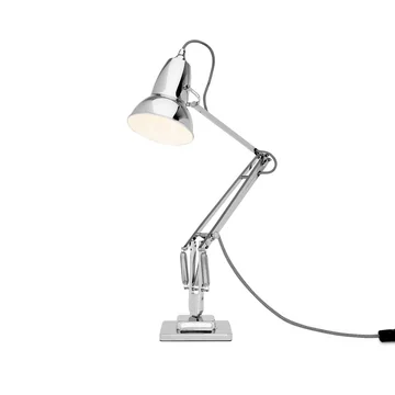 Original 1227 Tischleuchte, Kabel schwarz, hochglanz chrom von Anglepoise 