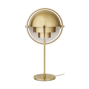 Multi-Lite Tischleuchte von Gubi in Messing