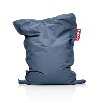 Junior Sitzsack Stonewashed, blau von Fatboy