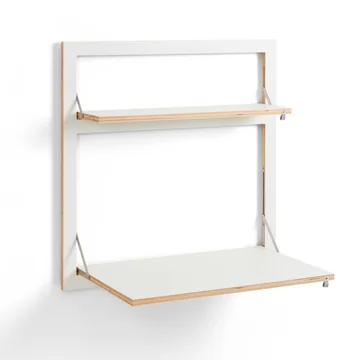 Fläpps Sekretär/in 80 x 80 cm von Ambivalenz in weiß