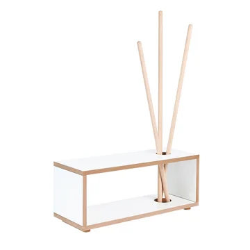 ordnung Kinder Garderobe und Bank von Tojo in weiß / Buche