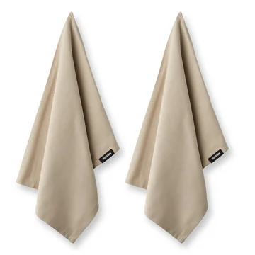Das Geschirrtuch aus Biobaumwolle von Humdakin, 45 x 70 cm, light stone (2er-Set)