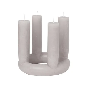 Broste Copenhagen - Lucia Adventskerze, H 18 x Ø 20 cm, rainy day