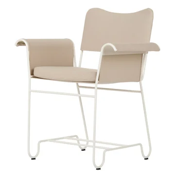 Tropique Outdoor Dining Chair, weiß / Udine Limonata 12 von Gubi
