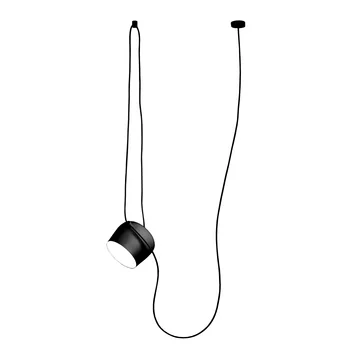Flos - AIM Small LED-Pendelleuchte, schwarz