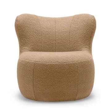 freistil - 173 Sessel (Teddy Edition), braunbeige (6533)