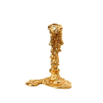 Pols Potten - Drip Kerzenständer, L, gold