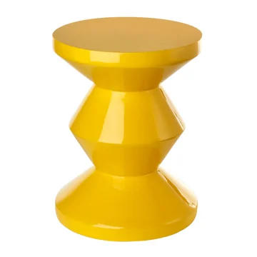 Zig Zag Hocker, gelb von Pols Potten