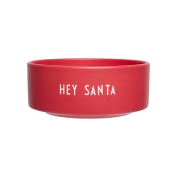 Snack Schale, Hey Santa / faded rose von Design Letters