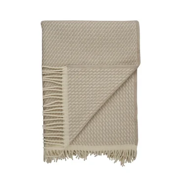 Mello Wolldecke, 210 x 150 cm, warm grey von Røros Tweed