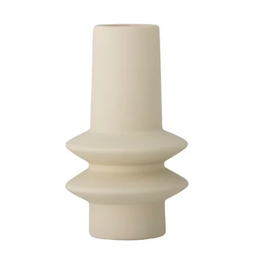 Bloomingville - Isold Vase, Ø 12,5 x H 22 cm, creme (Exklusive Edition)
