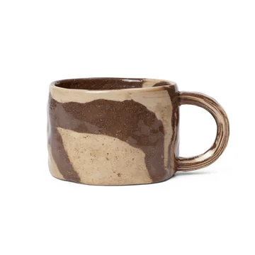 Ryu Tasse, 20 cl, sand / braun von Ferm Living
