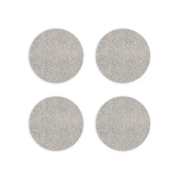 Hey Sign - Untersetzer rund, 5 mm, Ø 9 cm, hellmeliert (4er-Set)