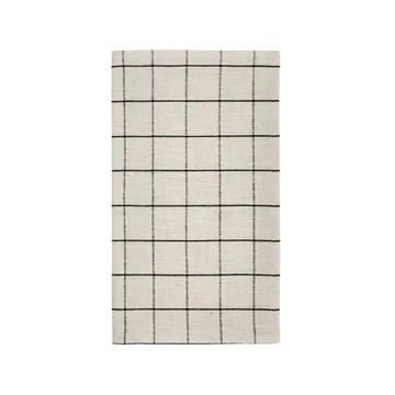 House Doctor - Join Tischläufer, L 140 cm, schwarz / off-white