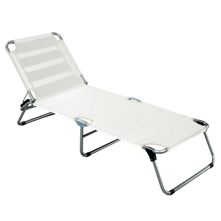 Amigo Alu Dreibeinliege von Fiam in Weiß