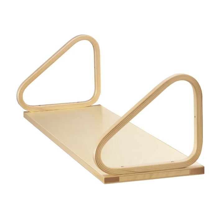 Wandregal 112B von Artek in der Farbe birke