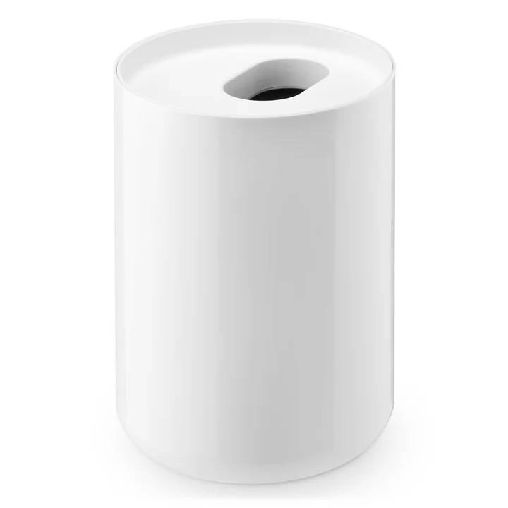 Lunar Abfalleimer von Authentics in Weiß