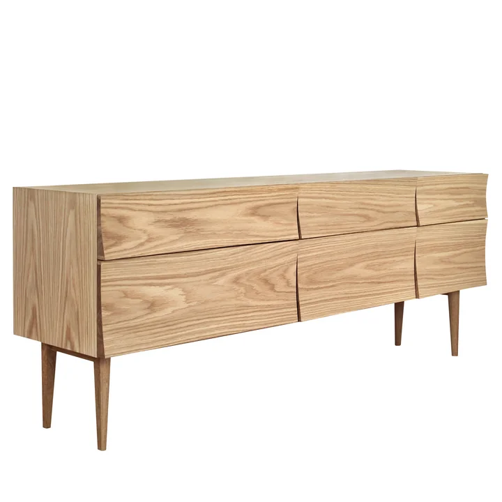 Reflect Sideboard in groß von Muuto aus Eichenholz