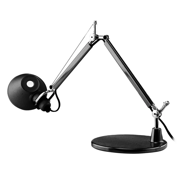 Tolomeo Micro Tischleuchte von Artemide in schwarz