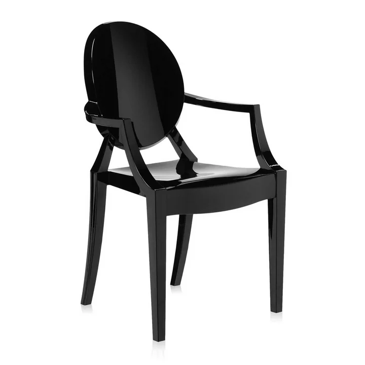 Kartell - Louis Ghost, schwarz