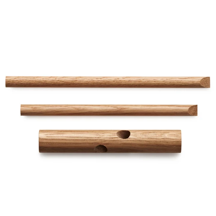 Normann Copenhagen - Sticks Haken, natur - Einzelteile