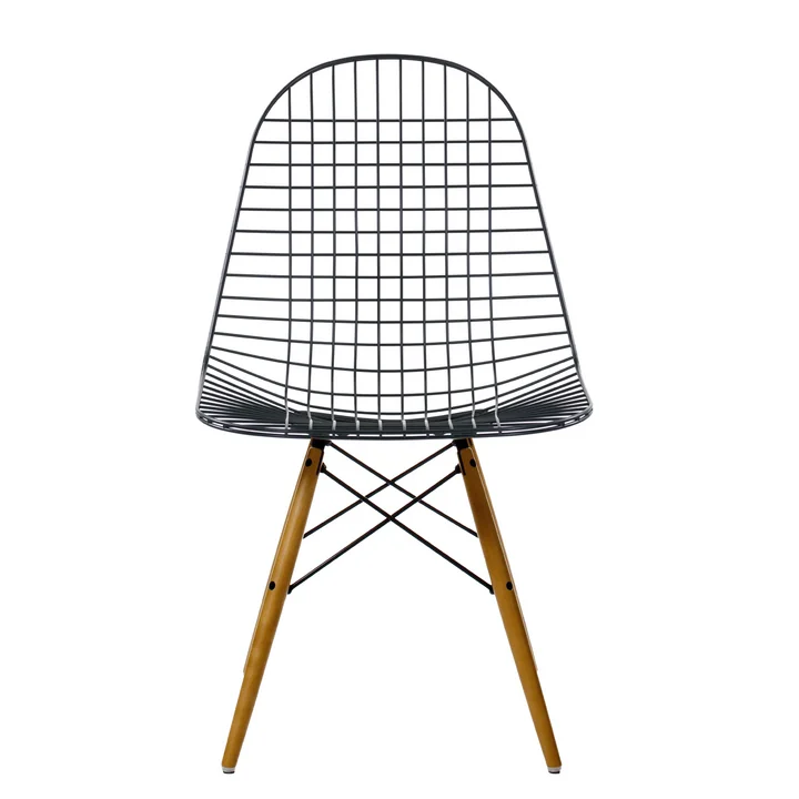 Vitra - Wire Chair DKW, Ahorn gelblich - Front