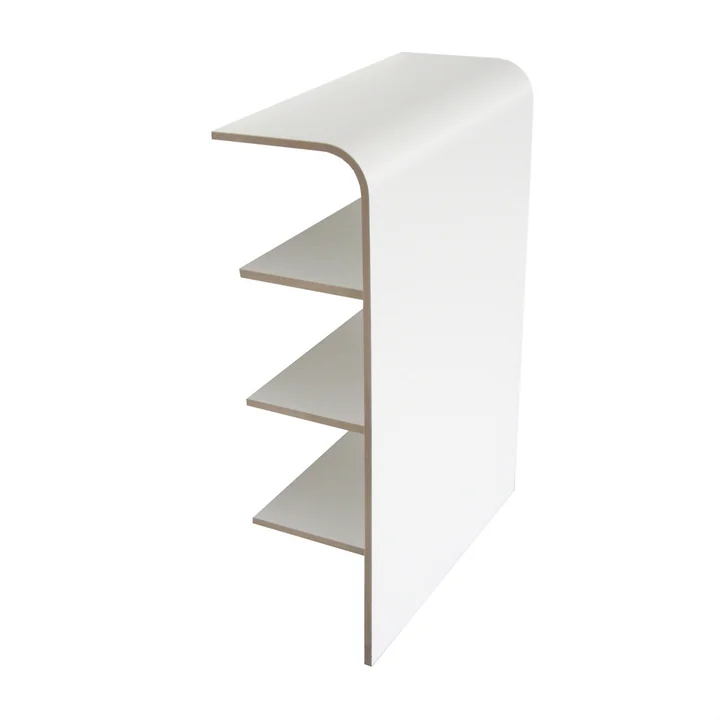 Platz Ablage von Tojo in Weiß