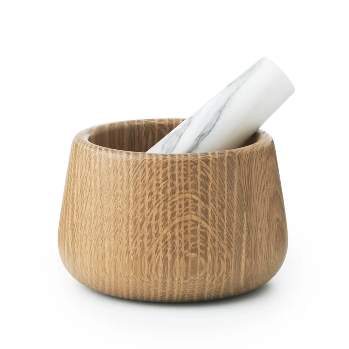 Normann Copenhagen - Craft Mörser mit Stößel, weiß