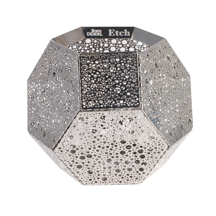 Etch Teelichhalter ETT02 von Tom Dixon aus Edelstahl