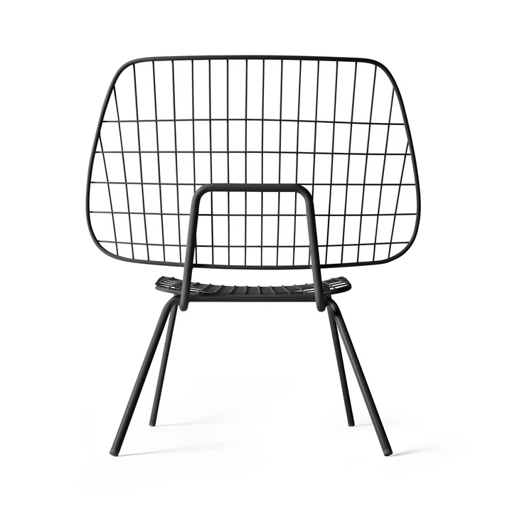 WM String Lounge Chair von Audo in Schwarz