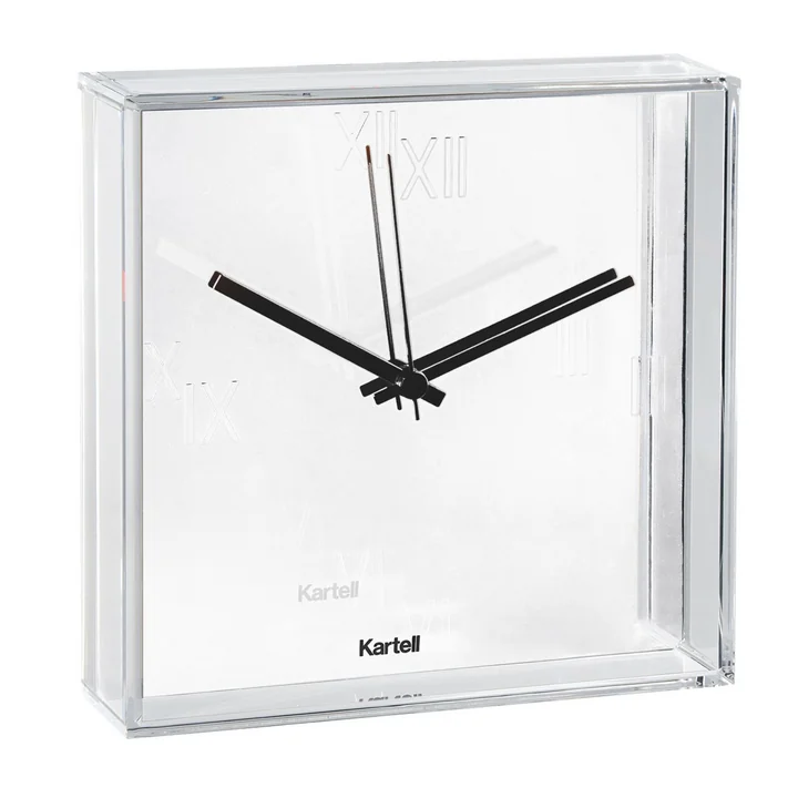 Kartell - Tic & Tac Wanduhr, weiß 