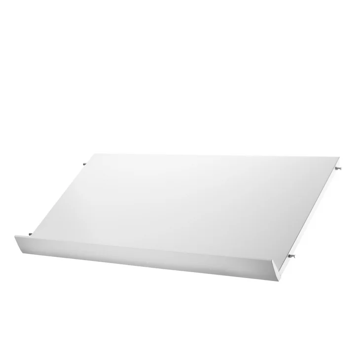 Magazin-Ablage 78 x 30 cm von String in Weiß