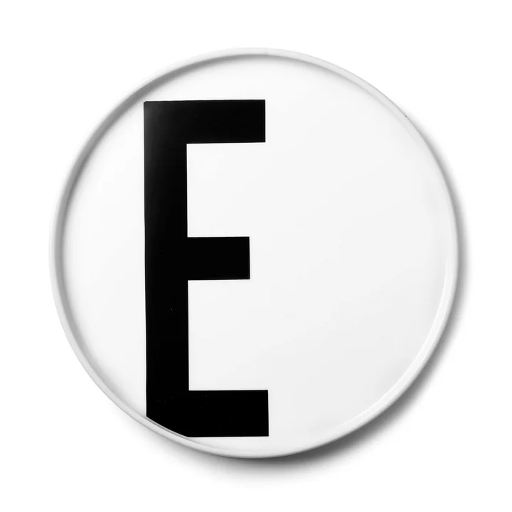 Der AJ Porzellan Teller E von Design Letters