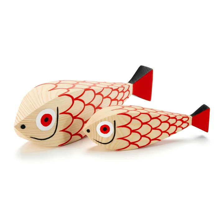 Wooden Dolls Mother Fish & Child von Vitra