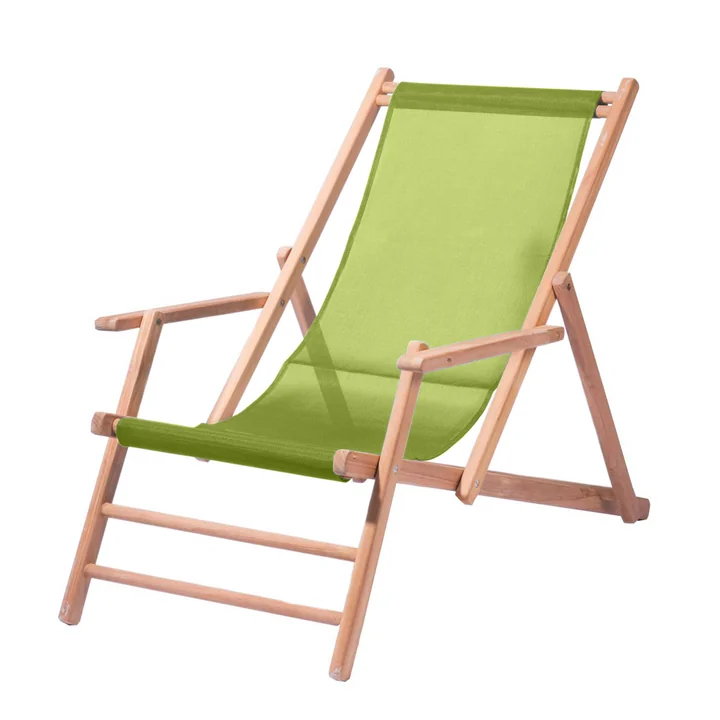 Deckchair Teakholz von Jan Kurtz in Pistazie