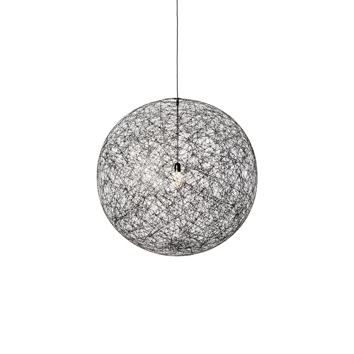 Random Light LED Pendelleuchte, large, schwarz von Moooi 
