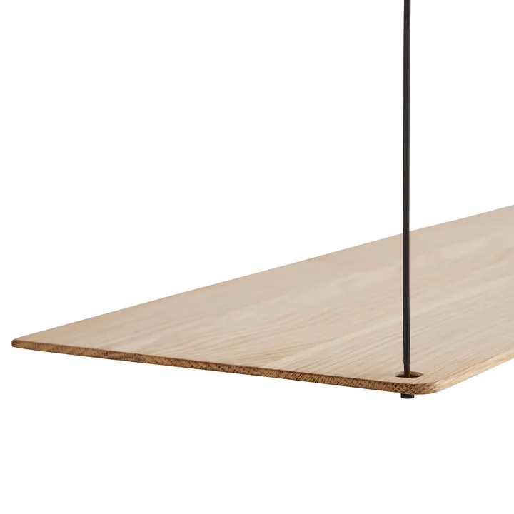 Stedge Wandregal in Eiche geseift