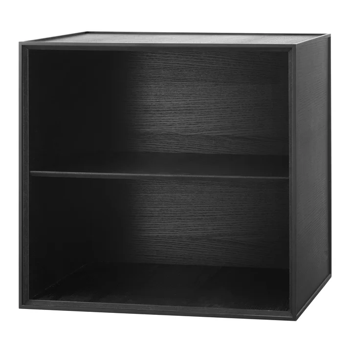 Frame Wandschrank 49 (inkl. Regalboden) von Audo aus Esche Schwarz