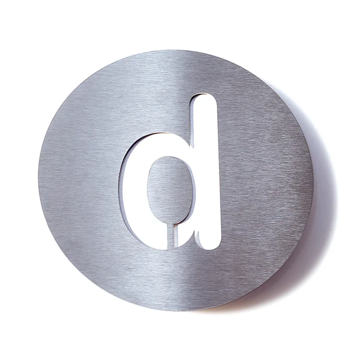Hausnummer d von Radius Design
