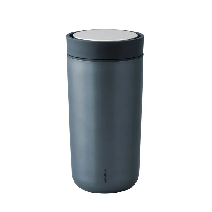 To Go Click 0,4 l doppelwandig von Stelton in Dunkelblau Metallic