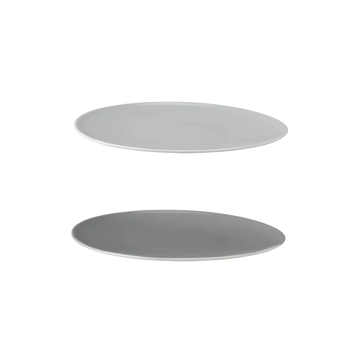 Emma Teller Ø 22 cm (2er-Set) von Stelton in Grau