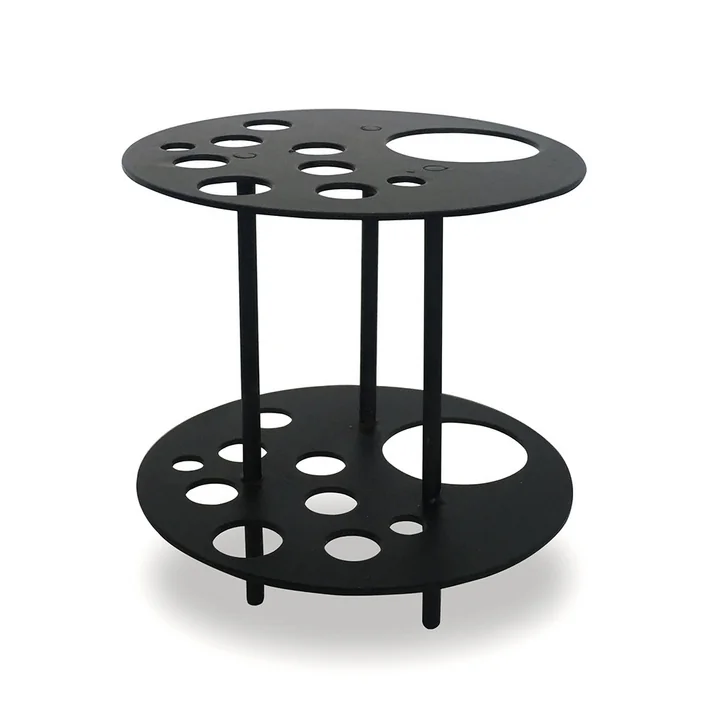 Blumenhalterung für AJ Porzellan Becher von Design Letters in Schwarz