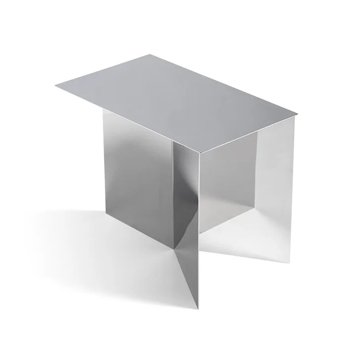 Der HAY - Slit Table Oblong, spiegelpoliert