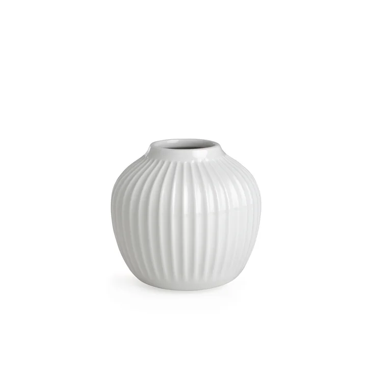Hammershøi Vase H 12,5 cm von Kähler Design in Weiß