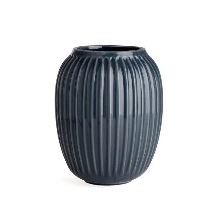 Hammershøi Vase H 20 cm von Kähler Design in Anthrazit
